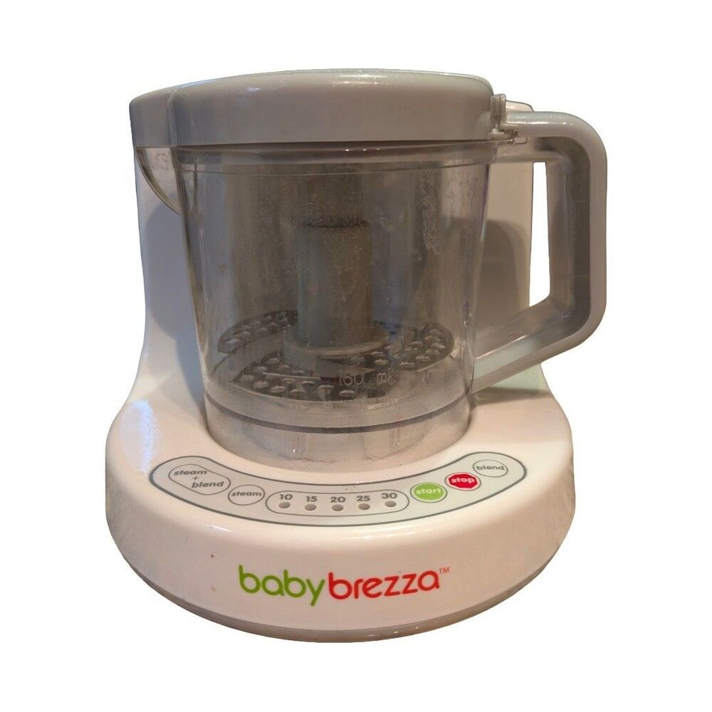 Baby Brezza One Step Food Maker BRZ9043 Steam Blender Processor White Tested